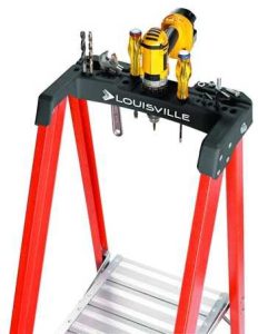 Ladder Tray Detail on Louisville Type IAA Pinnacle Platform Ladder