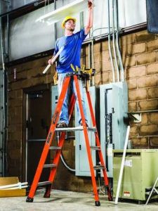 Product in Use Image of Louisville Type IAA Pinnacle Platform Ladder