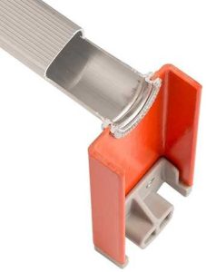 Louisville Type IA Fiberglass Extension Ladder - Rung to Rail Connection