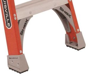 Twin Stepladder | Louisville Type IA | Fiberglass | Base Detail