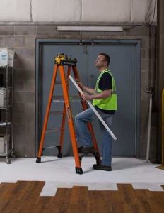Louisville Type IAA Stepladder Series FS1400HD Product In Use