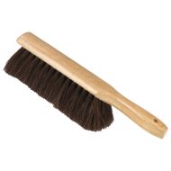 Soft horsehair brush for masonry. Clean off your brick face without smearing grout. Show masonry tools at USA Scaffolding.