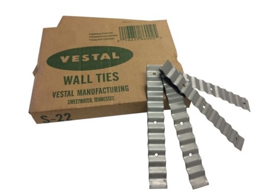 Brick Wall Ties - 22 gauge galvanized. Made in USA. For sale at USA Scaffolding.