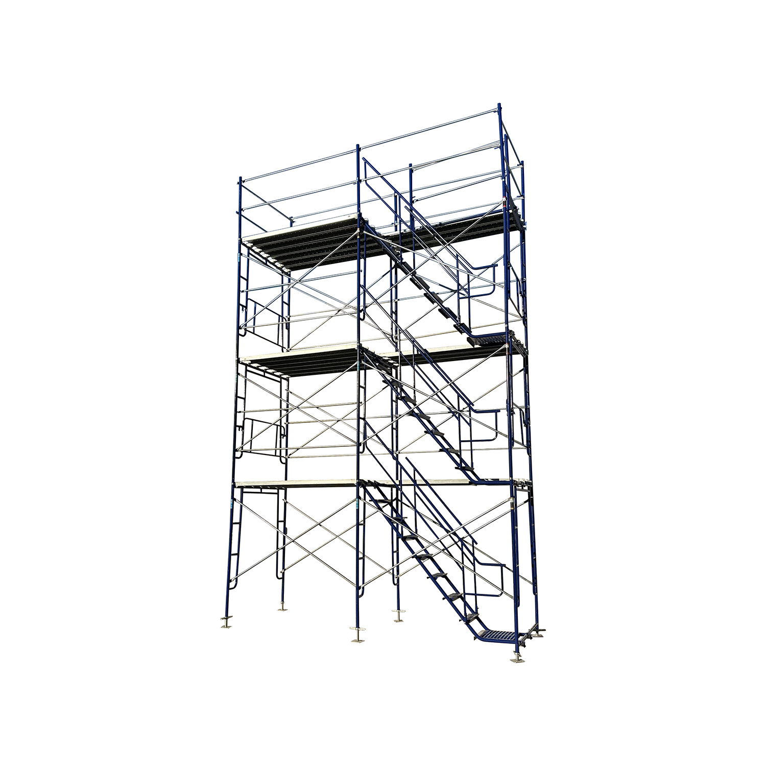 20ft Stair Tower with Landing Platform and All Level Access for sale at USA Scaffolding