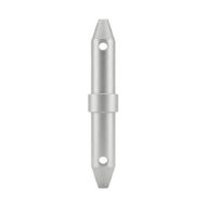 Solid aluminum 1-3/8 inch diameter scaffold coupling pin SKU CP9-13/8-SAA
