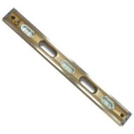 Marshalltown 48 inch Crick Wood Level with Rubber Ends, for precise leveling in construction and scaffolding.