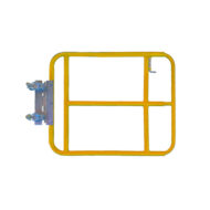 3ft expandable steel access gate for scaffolding, ensuring safety and controlled entry on construction sites
