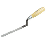 Kraft Tool 3/16 inch Caulking Trowel with Wood Handle, for precise application of caulk and sealant in masonry.