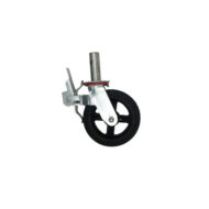 8-inch Locking Scaffold Caster Wheel with 1-3/8 inch Stem