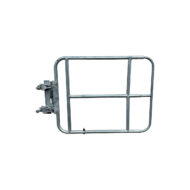 USA Scaffolding expandable galvanized steel guard rail gate with self-closing spring