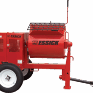 7 CF Essick Mortar Mixer, Honda GX160, for efficient mixing of concrete and mortar on construction sites.
