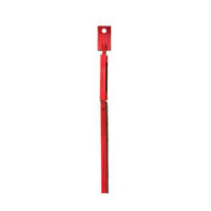 Forming turnbuckle with bent plate for concrete form alignment