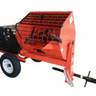 16 CF TK Hydraulic Mortar Mixer, 13 HP Honda Gas, for heavy-duty mixing of mortar and concrete on construction sites.