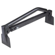 Heavy-duty black brick tongs with a 6-10 brick capacity for efficient masonry and construction