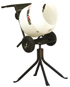 3 CF Multiquip MC3PEA Mix-N-Go Mixer, Electric, for efficient mixing of concrete and mortar on construction sites.