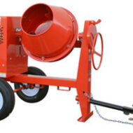 6 CF Multiquip MC64SH5 Concrete Mixer, Honda GX160, for efficient mixing of concrete and mortar on construction sites.