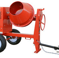 6 CF Whiteman Concrete Mixer, Honda GX240, for efficient mixing of concrete and mortar on construction sites.