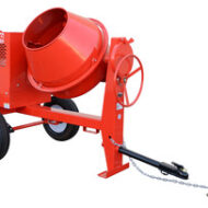 9 CF Multiquip MC94SH8 Concrete Mixer, Honda GX240, for efficient mixing of concrete and mortar on construction sites.