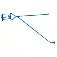 Werner PJ-SBF Aluminum Pump Jack Foldable Support Brace, designed for secure and stable scaffolding setups, enhancing safety and efficiency on job sites.
