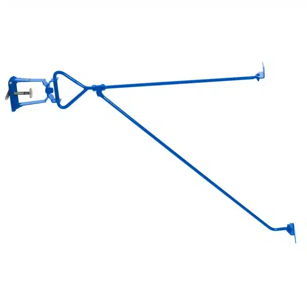 Werner PJ-SBF Aluminum Pump Jack Foldable Support Brace, designed for secure and stable scaffolding setups, enhancing safety and efficiency on job sites.