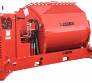 20 CF Essick PRO20 Mortar Mixer, Gas-Powered, for heavy-duty mixing of mortar and concrete on construction sites.