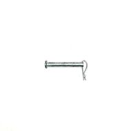 Zinc-plated steel rivet pin for locking scaffold coupling pins and frames