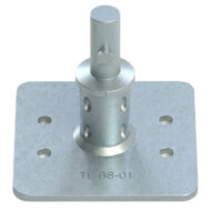 Heavy-duty Hot-Dip Galvanized tube lock base plate for scaffold tube systems