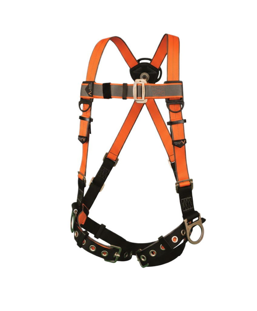WARTHOG Side D-Ring Safety Harness - Complete Full Body View
