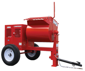 6.3 CF Whiteman Mortar Mixer, 4.8 HP Honda GX160, for efficient mixing of mortar and concrete on construction sites.