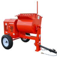7 CF Whiteman Plaster-Mortar Mixer, 7.9 HP Honda GX240, for efficient mixing of plaster and mortar on construction sites.