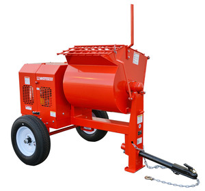 7 CF Whiteman Plaster-Mortar Mixer, 7.9 HP Honda GX240, for efficient mixing of plaster and mortar on construction sites.