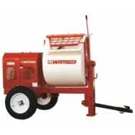 9 CF Whiteman Plaster-Mortar Mixer, 7.9 HP Honda GX240, for efficient mixing of plaster and mortar on construction sites.