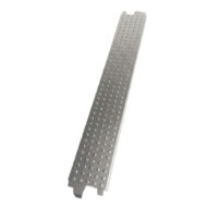 9-inch by 7-foot galvanized dog ear steel scaffold plank for cuplock and ringlock systems