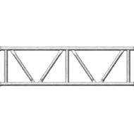 Ringlock lattice girder specification table for 7ft to 28ft spans in hot-dipped galvanized structural steel