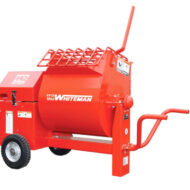 4.5 CF Whiteman Mortar Mixer, Gas-Powered, for efficient mixing of mortar and concrete on construction sites.