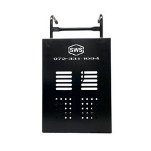 Heavy-duty brick cart with long and short forks for efficient material transport on job sites.