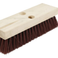 10-inch brown plastic deck scrub brush Magnolia Brush 310