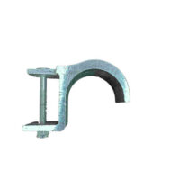 Replacement steel hook and bolt for aluminum scaffold walkboards and planks