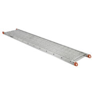 Louisville Aluminum Stage, 2-man, 500 lb. capacity, professional scaffolding walkboard for safe and durable elevated work.