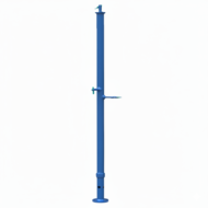 Guard Rail Line Post Male Flip Dark Blue Steel Scaffold Safety Connector