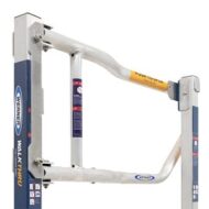 Werner extension ladder walk-thru gate